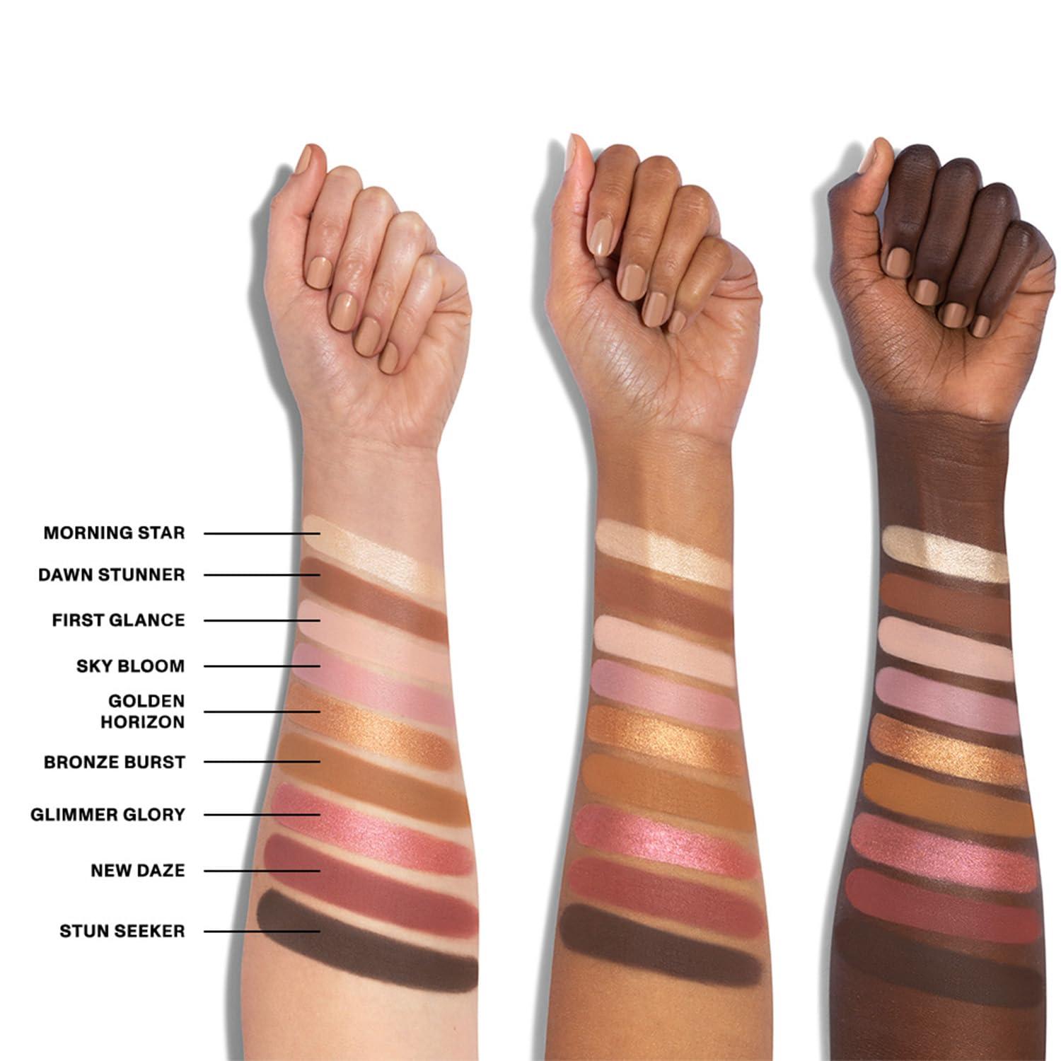 imageMorphe 9B Matte Essentials Artistry Palette Warm Toned Makeup Palette Highly Pigmented Matte Eye Makeup with a Blendable amp Buildable Formula 035 oz9G Sunrise Glow