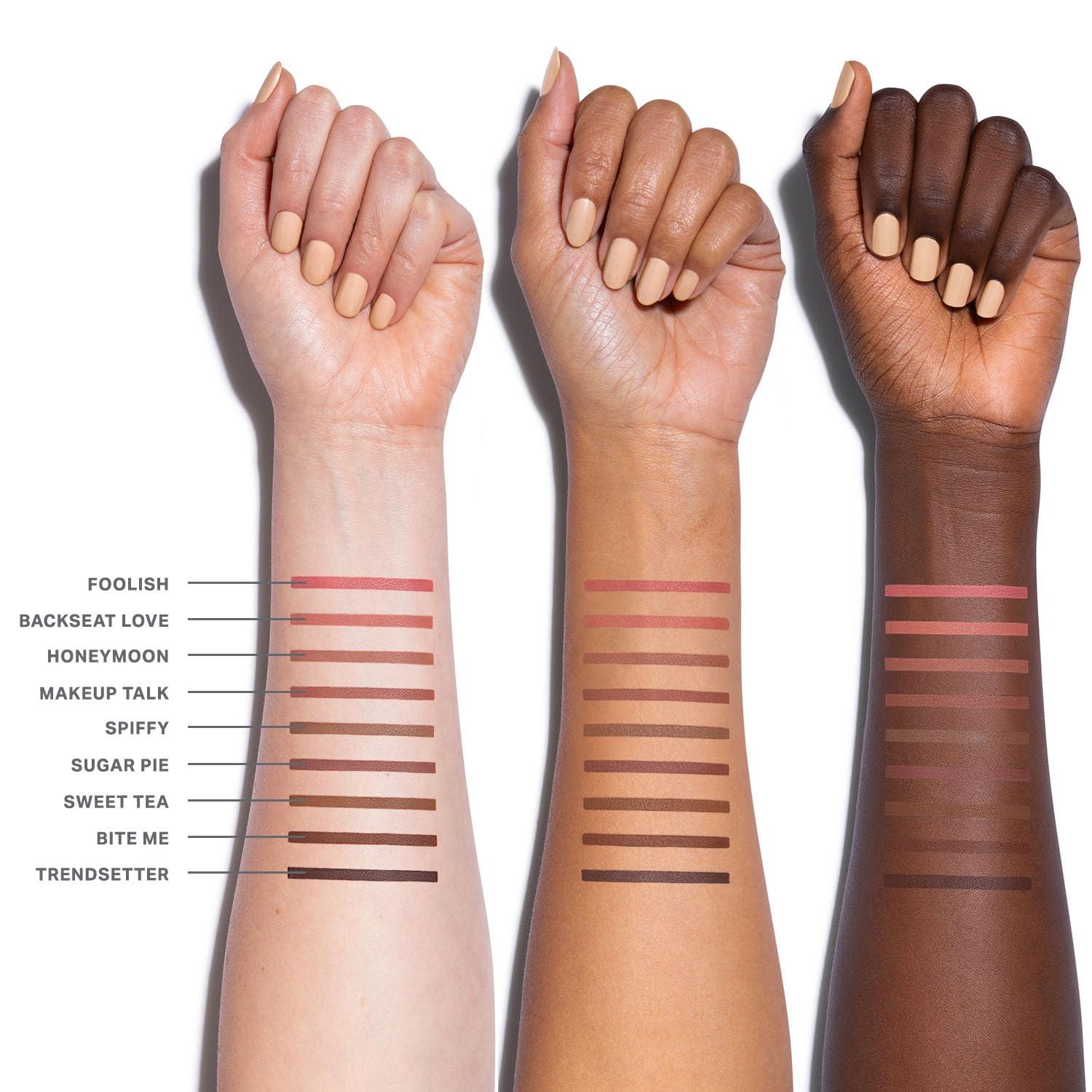 imageMorphe Color Pencil Bundle Cream Lip Liner Pencil with a ZeroTugging Formula Effortlessly Lines Defines amp Shapes Lips Bite Me 2 CountBite Me