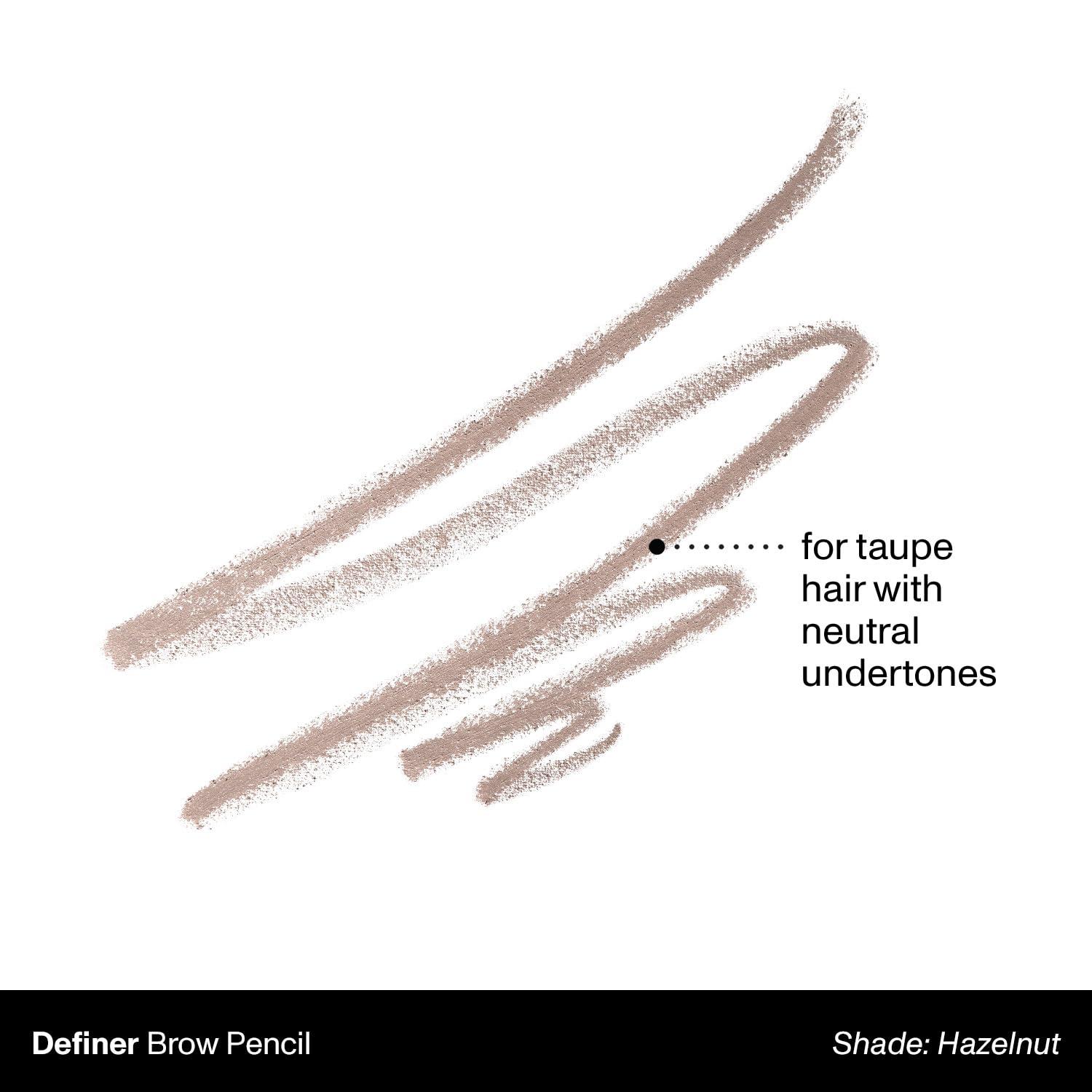 imageMorphe Definer DualEnded Brow Pencil amp Spoolie Eyebrow Pencil with Precision Slanted Tip for Shaping Defining amp Filling Smooth NoTug Formula Latte 0003 ozHazelnut