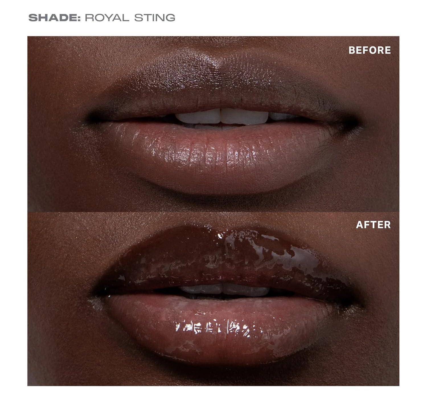 imageMorphe Hot Honeys Volumizing Lip Oil Plumper Hydrating Lip Gloss for Women with Manuka Honey Chili Extract Makeup for Tingling Volume amp Glossy Sheer Tint Heat Swarm 015 fl ozGolden Rule