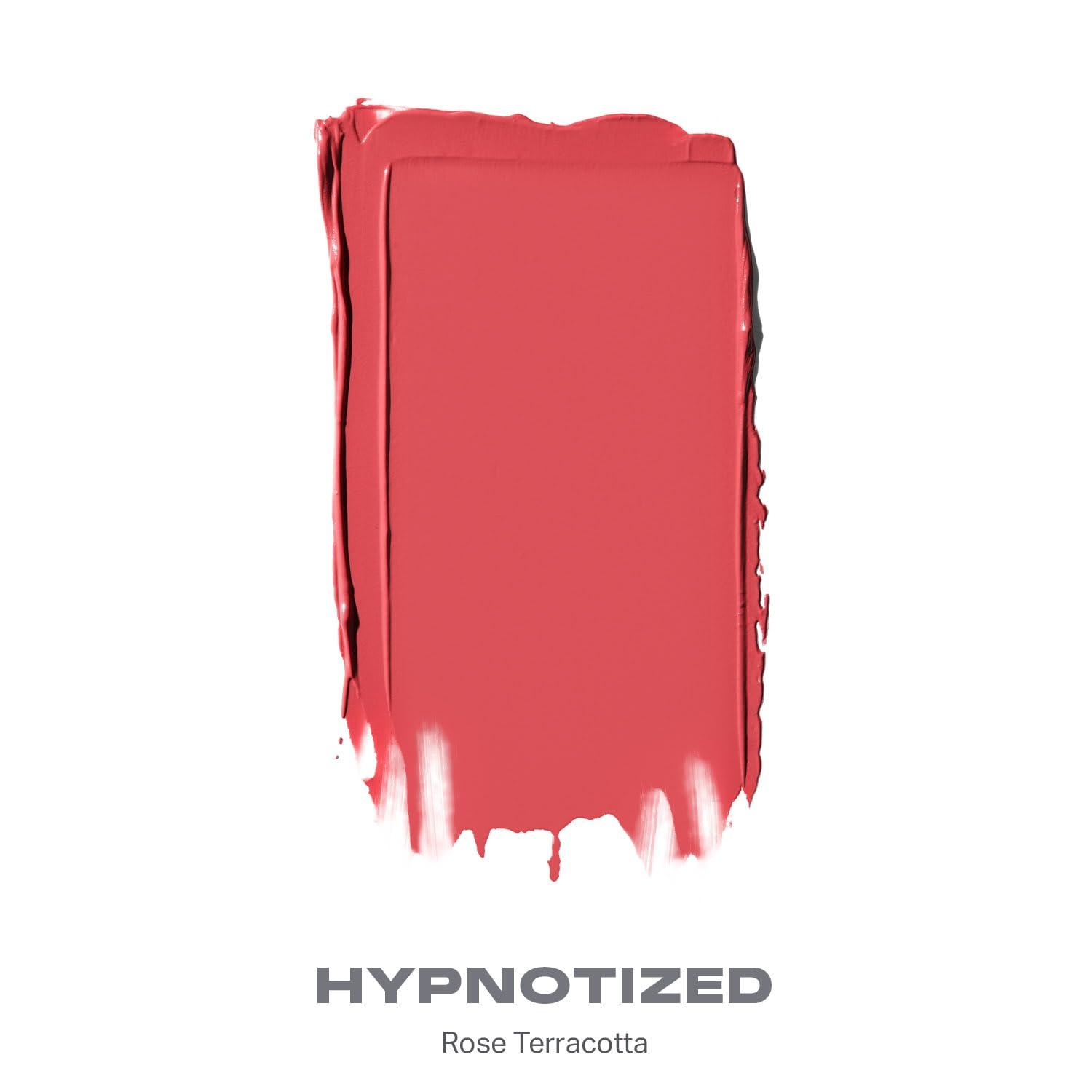 imageMorphe Huephoric Rush 3in1 Silk Cream Blush CreamtoMatte Buildable Blush for Cheeks Primes Hydrates amp Blurs Skin for a SuppleMatte Finish Addicted 028 OunceHypnotized