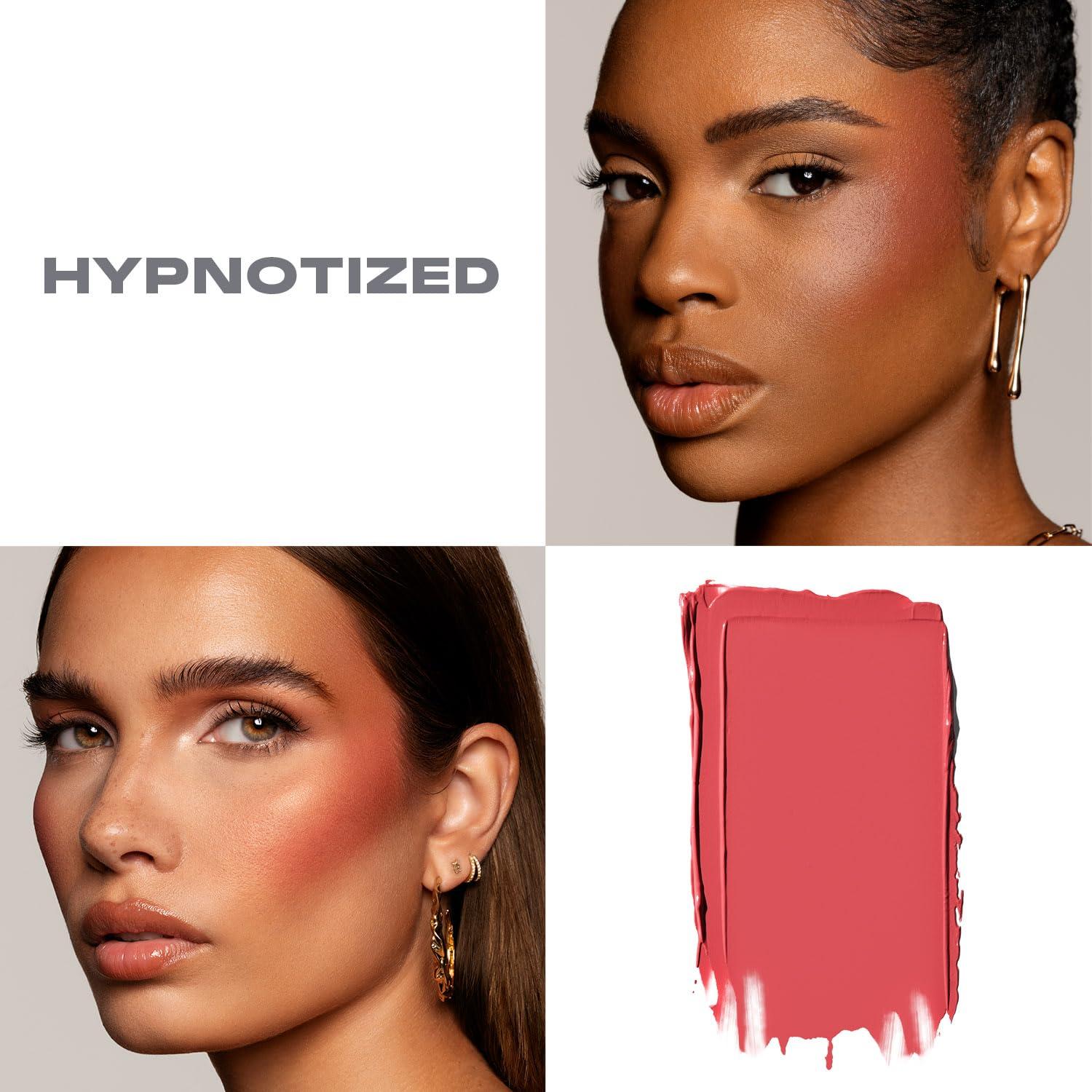 imageMorphe Huephoric Rush 3in1 Silk Cream Blush CreamtoMatte Buildable Blush for Cheeks Primes Hydrates amp Blurs Skin for a SuppleMatte Finish Addicted 028 OunceHypnotized