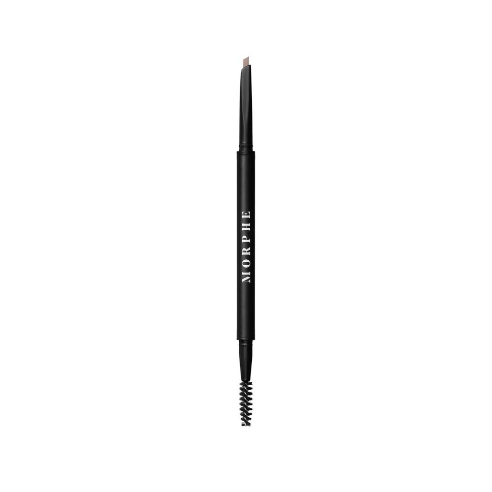 imageMorphe Definer DualEnded Brow Pencil amp Spoolie  Eyebrow Pencil with Precision Slanted Tip for Shaping Defining amp Filling  Smooth NoTug Formula  Latte 0003 ozHazelnut