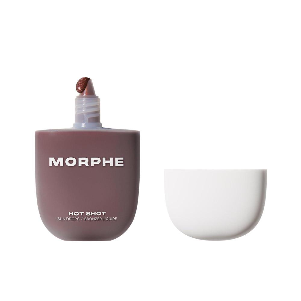 imageMorphe Hot Shot Sun Bronzing Drops  Waterweight Liquid Bronzer Drops with Niacinamide for Glowing Skin Hydration amp a Natural Radiant Finish  Fire Sign 1 Fl OzRich Beach