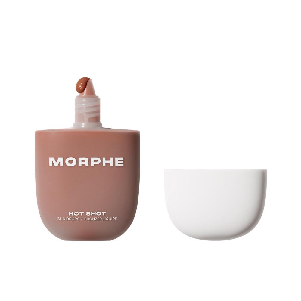 imageMorphe Hot Shot Sun Bronzing Drops  Waterweight Liquid Bronzer Drops with Niacinamide for Glowing Skin Hydration amp a Natural Radiant Finish  Fire Sign 1 Fl OzStuntan