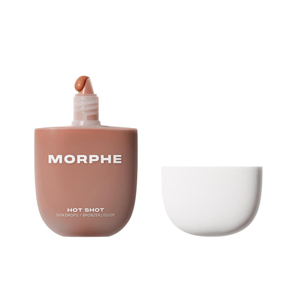 imageMorphe Hot Shot Sun Bronzing Drops Waterweight Liquid Bronzer Drops with Niacinamide for Glowing Skin Hydration amp a Natural Radiant Finish Fire Sign 1 Fl OzFire Sign