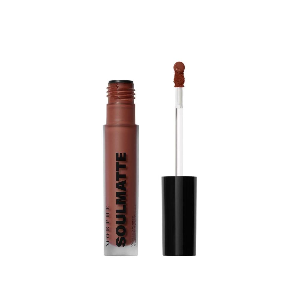imageMorphe Soulmatte Velvet Lip Mousse  AirWhipped Matte Lipstick for Women with Vitamin E to Hydrate Soften amp Smooth  Provides Long Lasting amp Velvety Formula  Whipped 013 Fl OzOther Half  Brown Brick