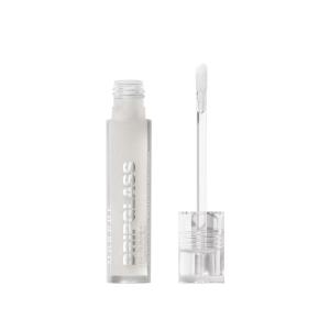 MORPHE Dripglass High Shine Lip Gloss – Semi-Sheer or Full Coverage Lip Color with Glass-Like Shine and Nonsticky Finish – Infused With Squalane & Vitamin E – Polished Peach (0.13 Fl Oz)(So Transparent)