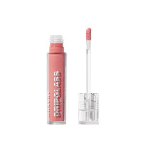 MORPHE Dripglass High Shine Lip Gloss – Semi-Sheer or Full Coverage Lip Color with Glass-Like Shine and Nonsticky Finish – Infused With Squalane & Vitamin E – Polished Peach (0.13 Fl Oz)(Nude Gleam)