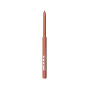 MORPHE Soulmatte Gel Lip Liner – Creamy Lip Pencil with a Matte Formula – Precision Contour Pencil with Sweet Almond & Tea Seed Oil for Long-Lasting Definition – Bella (0.007 oz)(Whipped)