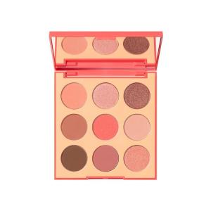 Morphe 9B Matte Essentials Artistry Palette – Warm Toned Makeup Palette – Highly Pigmented Matte Eye Makeup with a Blendable & Buildable Formula (0.35 oz)(9E Pretty In Peach)