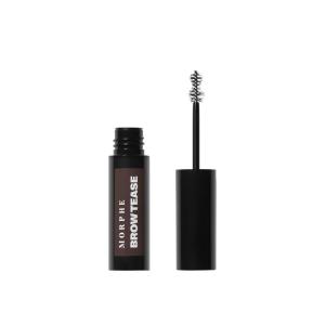 Morphe Brow Tease Eyebrow Gel Mousse – Volumizing Brow Gel to Tint, Thicken & Shape with 100% Natural Bamboo Fibers – Enriched with Conditioning Coffee Seed Oil – Latte (0.16 fl oz)(Chocolate Mousse)