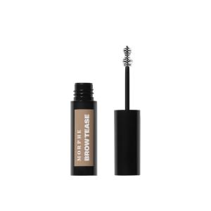 Morphe Brow Tease Eyebrow Gel Mousse – Volumizing Brow Gel to Tint, Thicken & Shape with 100% Natural Bamboo Fibers – Enriched with Conditioning Coffee Seed Oil – Latte (0.16 fl oz)(Biscotti)