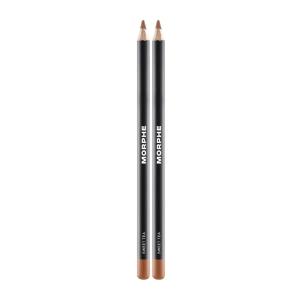 Morphe Color Pencil Bundle – Cream Lip Liner Pencil with a Zero-Tugging Formula – Effortlessly Lines, Defines & Shapes Lips – Bite Me (2 Count)(Sweet Tea)