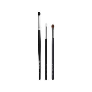 Morphe Glitter Eyeshadow Brush Trio – Eyeshadow Brush Set for Precision, Definition & Shine – Includes M709, M321 & M760 – For Cream or Powder Formulas (3 Count)