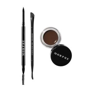 Morphe High Archiever Everyday Essentials Brow Kit – Precision Micro Eyebrow Pencil, Tinted Sculpting Brow Wax & 3-in-1 Brush for Shaping, Filling & Defining – Java (3 Count)(Java)