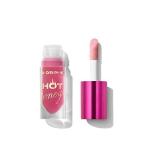 Morphe Hot Honeys Volumizing Lip Oil Plumper – Hydrating Lip Gloss for Women with Manuka Honey + Chili Extract – Makeup for Tingling Volume & Glossy Sheer Tint – Heat Swarm (0.15 fl oz)(Hive Mentality)