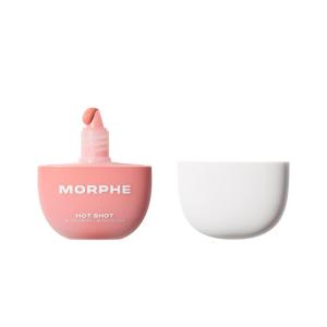 Morphe Hot Shot Blush Drops – Hydrating, Buildable Liquid Blush for Cheeks with Niacinamide and Antioxidants- Buildable, Waterweight Formula for a Natural Finish – Fireball (0.5 Fl Oz)(Power Drip)