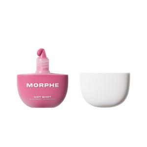 Morphe Hot Shot Blush Drops – Hydrating, Buildable Liquid Blush for Cheeks with Niacinamide and Antioxidants- Buildable, Waterweight Formula for a Natural Finish – Fireball (0.5 Fl Oz)(Flex Symbol)