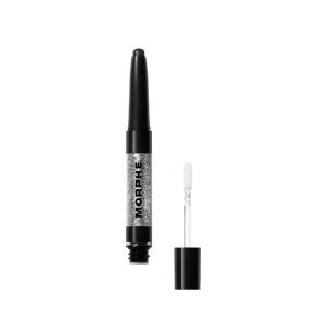 Morphe Mixed Signals Dual-Ended Eyeshadow Stick – Cream Eyeshadow Pigment & Chrome Liquid Flakes for Bold, Layered Eye Makeup Looks – Forever/Fling (0.028 oz)(Forever/Fling)