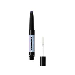 Morphe Mixed Signals Dual-Ended Eyeshadow Stick – Cream Eyeshadow Pigment & Chrome Liquid Flakes for Bold, Layered Eye Makeup Looks – Forever/Fling (0.028 oz)(Flirtatious/Faithful)