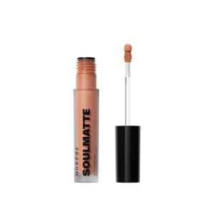 Morphe Soulmatte Velvet Lip Mousse – Air-Whipped Matte Lipstick for Women with Vitamin E to Hydrate, Soften & Smooth – Provides Long Lasting & Velvety Formula – Whipped (0.13 Fl Oz)(My Boo ( Warm Toned Nude))