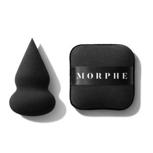 Morphe Vegan Pro Series Precision Blending Makeup Sponge – Latex-Free Biodegradable Beauty Tool with Rice Husk Infusion – Pointed Tip for Precision Application (1 Count)