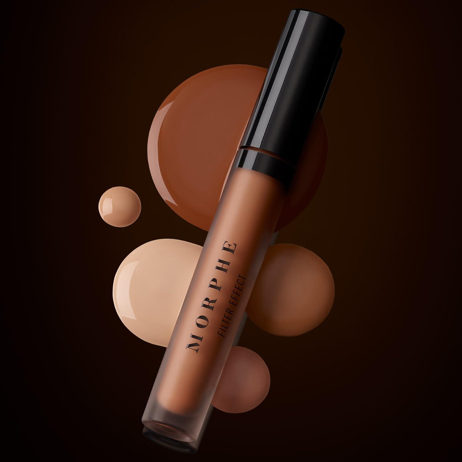 imageMorphe Filter Effect Soft Radiance Concealer Buildable Coverage Liquid Concealer Face Makeup with Hyaluronic Acid amp Pomegranate Extract amp a Natural Radiant Finish Medium 14 Warm 012 fl ozRich 32
