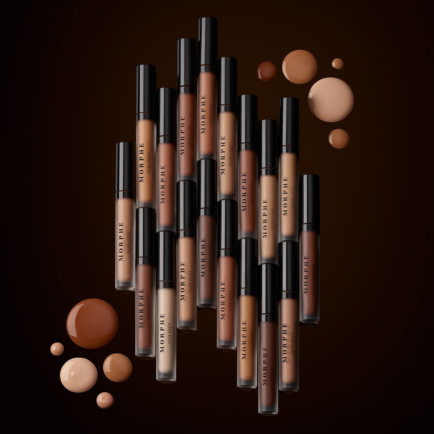 imageMorphe Filter Effect Soft Radiance Concealer Buildable Coverage Liquid Concealer Face Makeup with Hyaluronic Acid amp Pomegranate Extract amp a Natural Radiant Finish Medium 14 Warm 012 fl ozRich 32