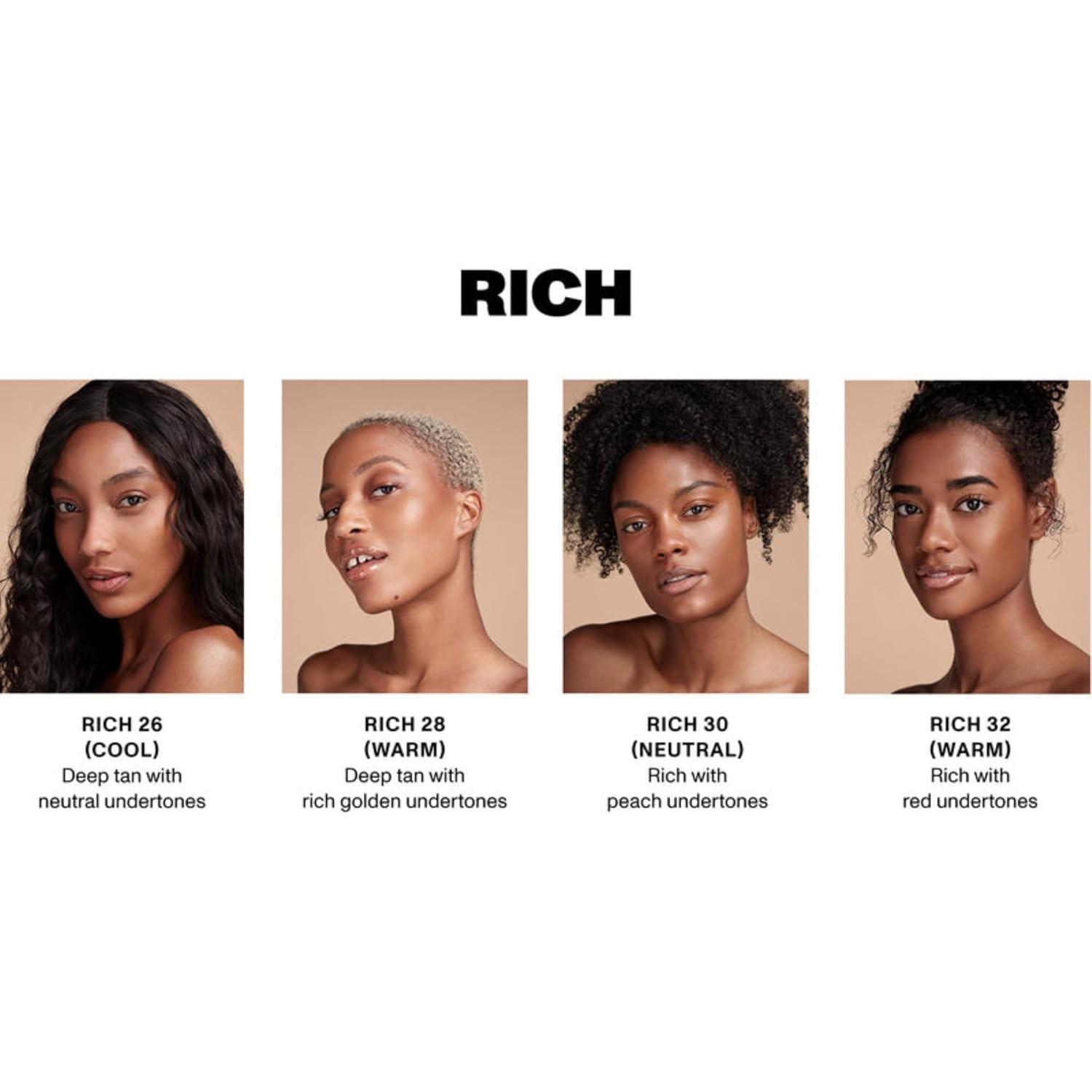 imageMorphe Filter Effect Soft Radiance Concealer Buildable Coverage Liquid Concealer Face Makeup with Hyaluronic Acid amp Pomegranate Extract amp a Natural Radiant Finish Medium 14 Warm 012 fl ozRich 32