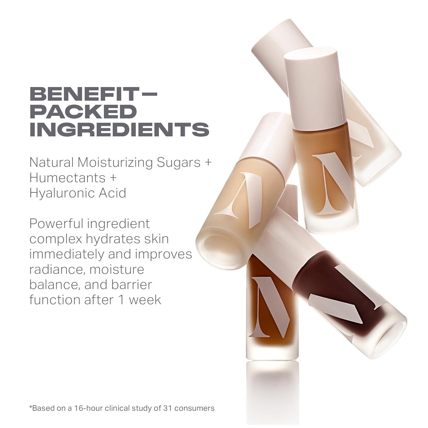 imageMorphe Lightform Dewy Foundation Extended Hydration Foundation Makeup with a Lasting Natural Radiant Finish LongWearing Formula with Buildable Medium Coverage Deep 35W 101 fl ozRich 23C