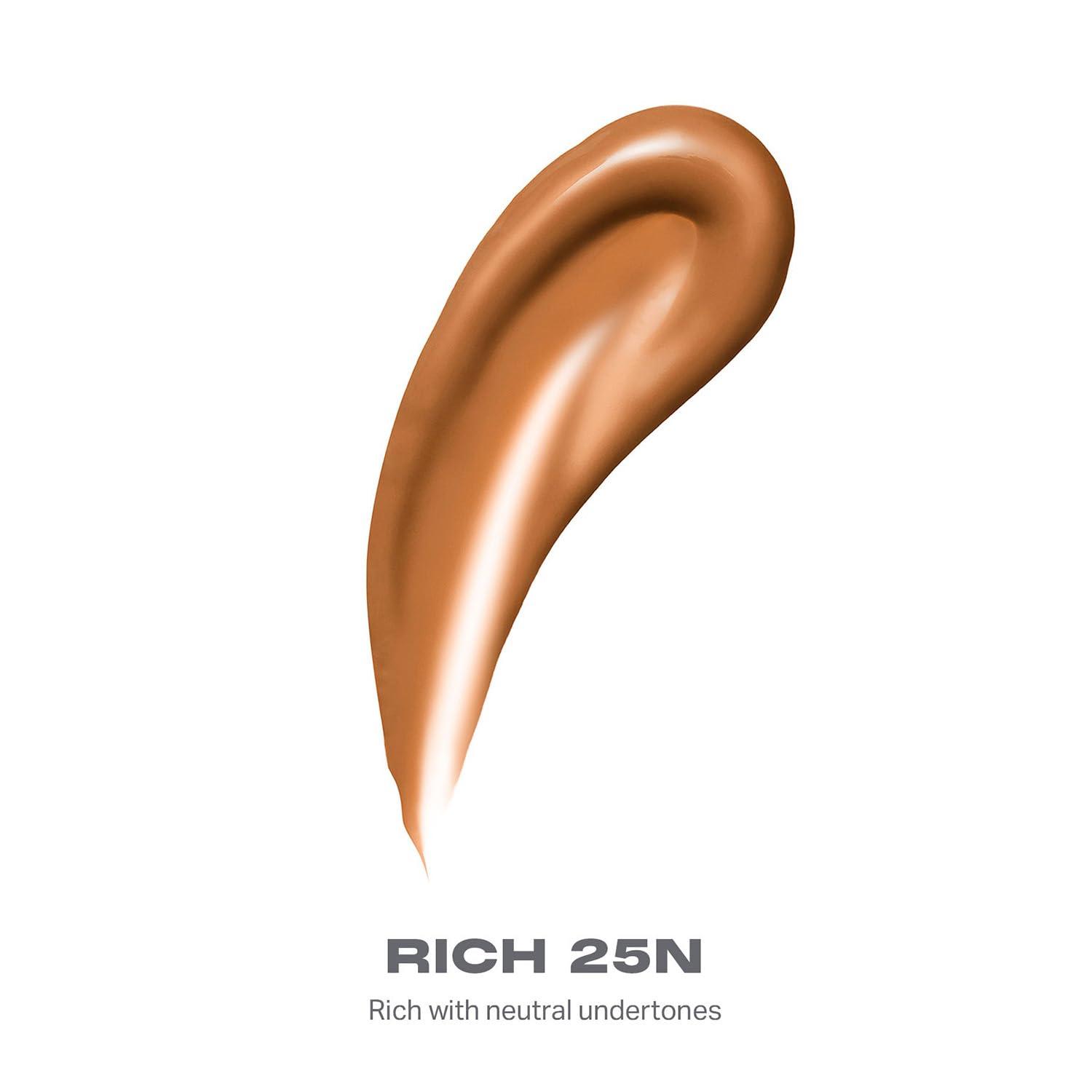 imageMorphe Lightform Dewy Foundation Extended Hydration Foundation Makeup with a Lasting Natural Radiant Finish LongWearing Formula with Buildable Medium Coverage Deep 35W 101 fl ozRich 25N