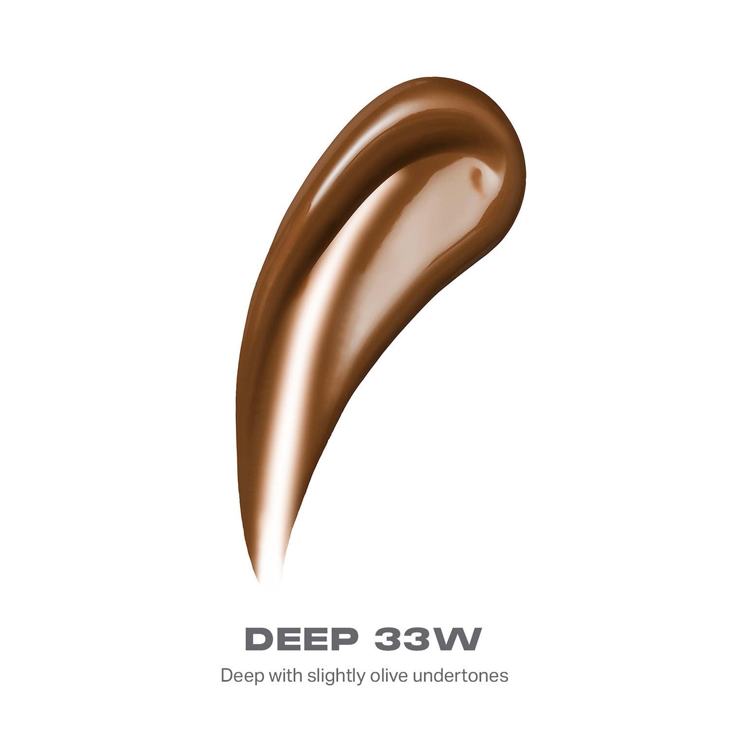 imageMorphe Lightform Dewy Foundation Extended Hydration Foundation Makeup with a Lasting Natural Radiant Finish LongWearing Formula with Buildable Medium Coverage Deep 35W 101 fl ozDeep 33W