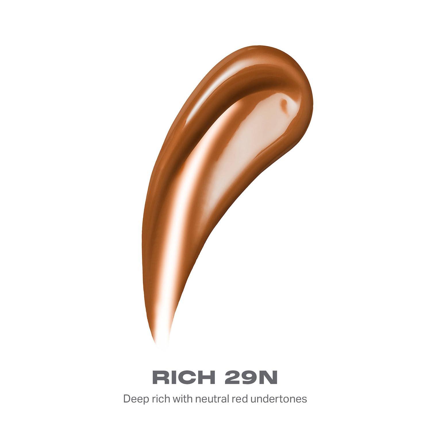 imageMorphe Lightform Dewy Foundation Extended Hydration Foundation Makeup with a Lasting Natural Radiant Finish LongWearing Formula with Buildable Medium Coverage Deep 35W 101 fl ozRich 29N