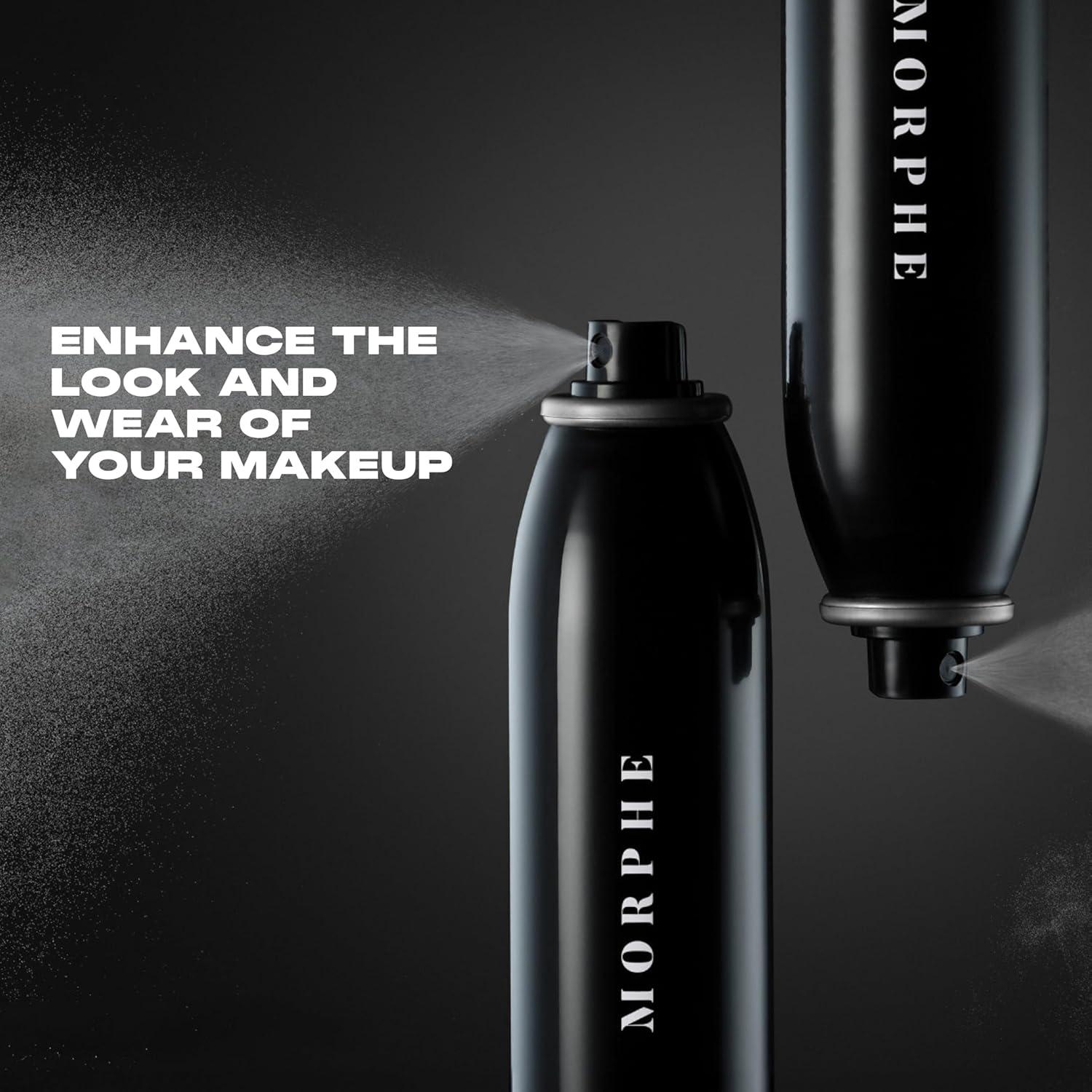 imageMorphe Mini Continuous Setting Mist MicroFine Travel Size Makeup Setting Spray with a Natural Radiant Finish Helps Makeup Resist Caking or Fading amp Increases Wear of Foundation 13 oz2 Count 28 Fl Oz each