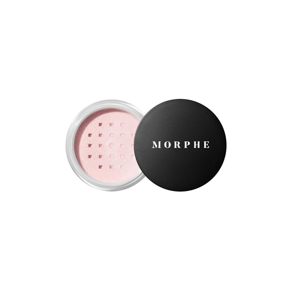 imageMorphe Mini Bake amp Set Setting Powder  Lightweight TalcFree Finishing Powder for Face Makeup with a Soft Natural Finish  Minimizes Shine for Up to 24HR  Brightening Pink 009 ozBrightening Pink