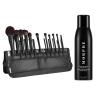 imageMorphe MUA Life 20 Piece Makeup Brush Set with Carrying Case 20 count amp Jumbo Continuous MicroFine Setting Spray 65oz