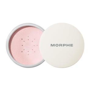 Morphe Jumbo Bake & Set Setting Powder – Lightweight, Talc-Free Finishing Powder for Face Makeup with a Soft, Natural Finish – Minimizes Shine for Up to 24HR – Brightening Pink (0.62 oz)(Brightening Pink)
