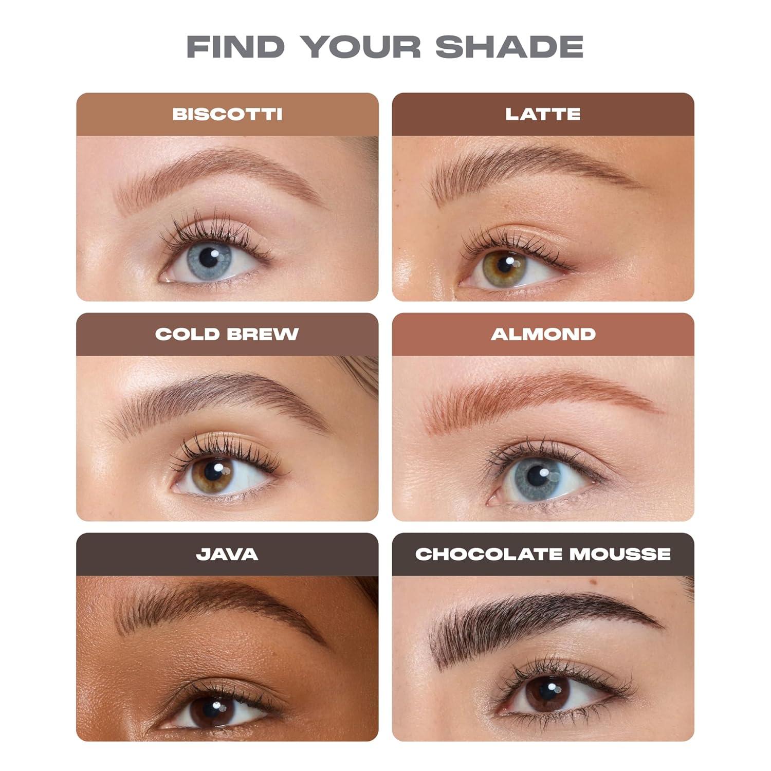 imageMorphe Nano Brow Pencil Ultrafine Eyebrow Pencil for Hairlike Strokes Precision Eye Makeup with Spoolie Brush for Natural Definition and LongLasting Wear Biscotti 0001 ozBiscotti