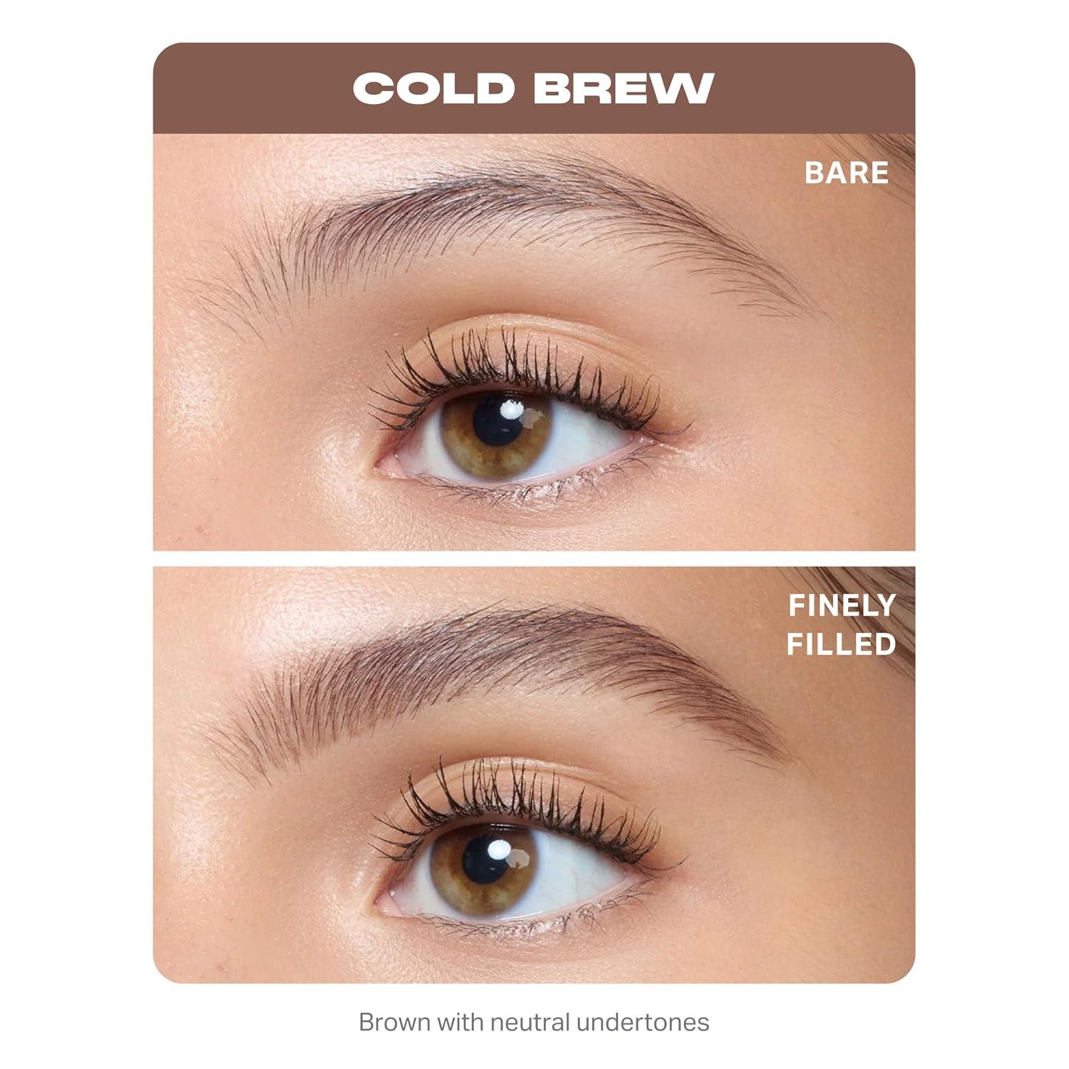imageMorphe Nano Brow Pencil Ultrafine Eyebrow Pencil for Hairlike Strokes Precision Eye Makeup with Spoolie Brush for Natural Definition and LongLasting Wear Biscotti 0001 ozCold Brew