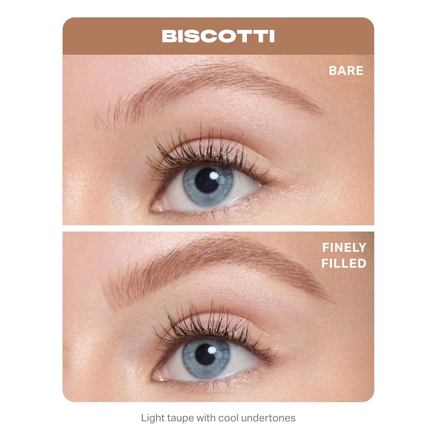 imageMorphe Nano Brow Pencil Ultrafine Eyebrow Pencil for Hairlike Strokes Precision Eye Makeup with Spoolie Brush for Natural Definition and LongLasting Wear Biscotti 0001 ozBiscotti