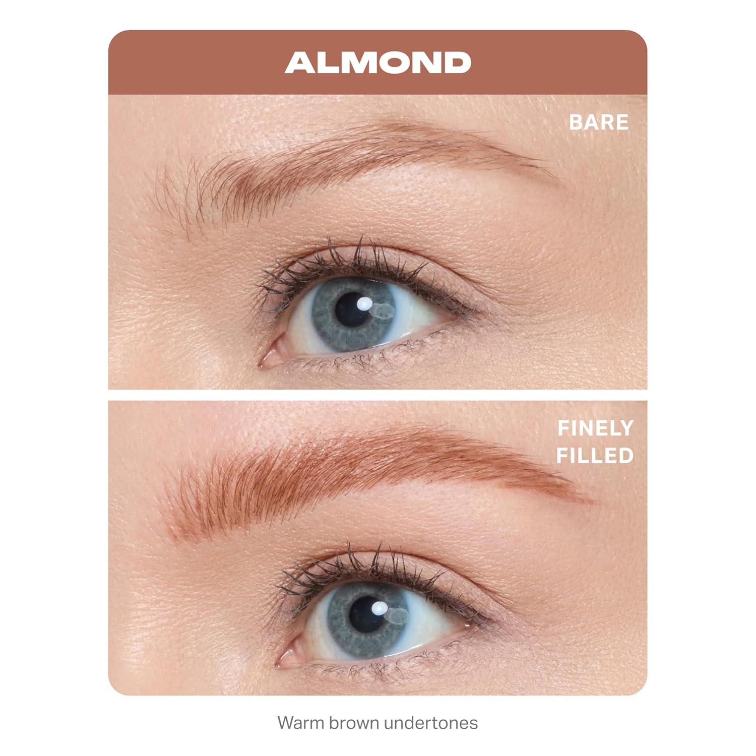 imageMorphe Nano Brow Pencil Ultrafine Eyebrow Pencil for Hairlike Strokes Precision Eye Makeup with Spoolie Brush for Natural Definition and LongLasting Wear Biscotti 0001 ozAlmond