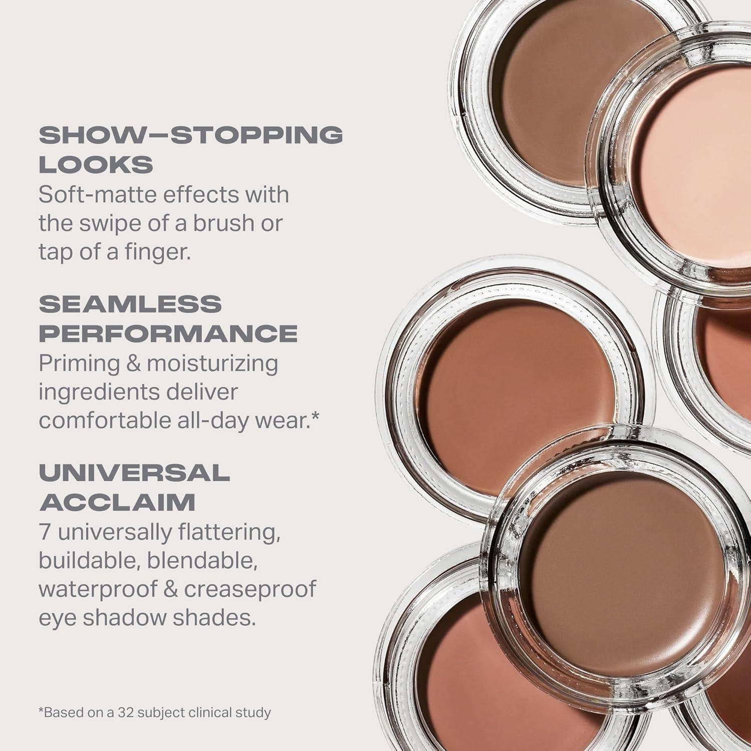 imageMorphe Priming Cream Eye Shadow Cream to Powder Eyeshadow Eye Primer Soft Matte Pigmented Formula with Hydration for All Day Wear Mixtape 011 ozAirplay Creamy beige