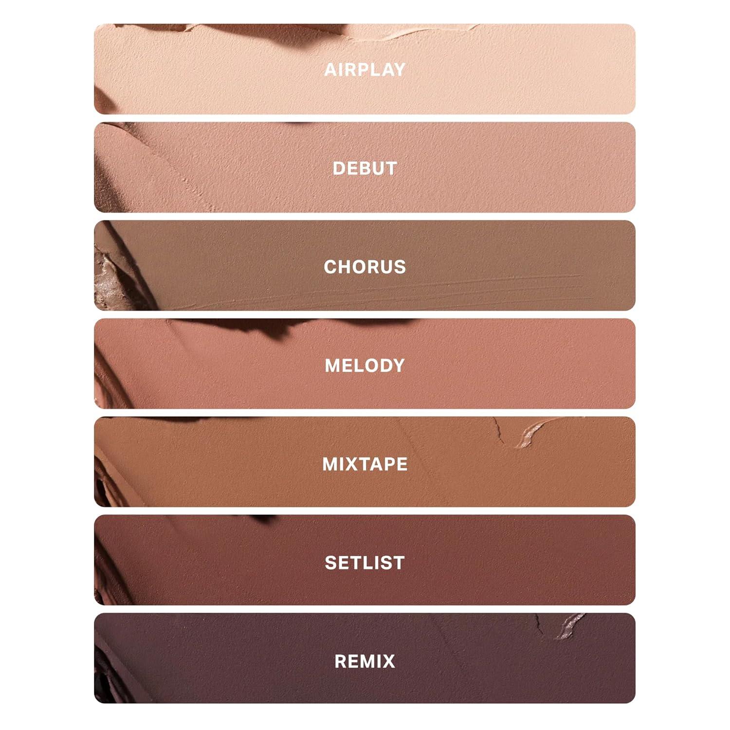 imageMorphe Priming Cream Eye Shadow Cream to Powder Eyeshadow Eye Primer Soft Matte Pigmented Formula with Hydration for All Day Wear Setlist 011 oz