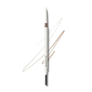 Morphe Nano Brow Pencil – Ultrafine Eyebrow Pencil for Hairlike Strokes – Precision Eye Makeup with Spoolie Brush for Natural Definition and Long-Lasting Wear – Biscotti (0.001 oz)(Biscotti)