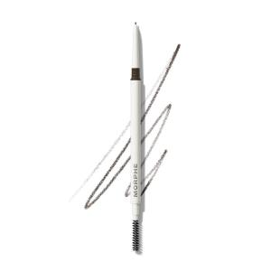 Morphe Nano Brow Pencil – Ultrafine Eyebrow Pencil for Hairlike Strokes – Precision Eye Makeup with Spoolie Brush for Natural Definition and Long-Lasting Wear – Biscotti (0.001 oz)(Chocolate Mousse)