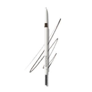Morphe Nano Brow Pencil – Ultrafine Eyebrow Pencil for Hairlike Strokes – Precision Eye Makeup with Spoolie Brush for Natural Definition and Long-Lasting Wear – Biscotti (0.001 oz)(Java)