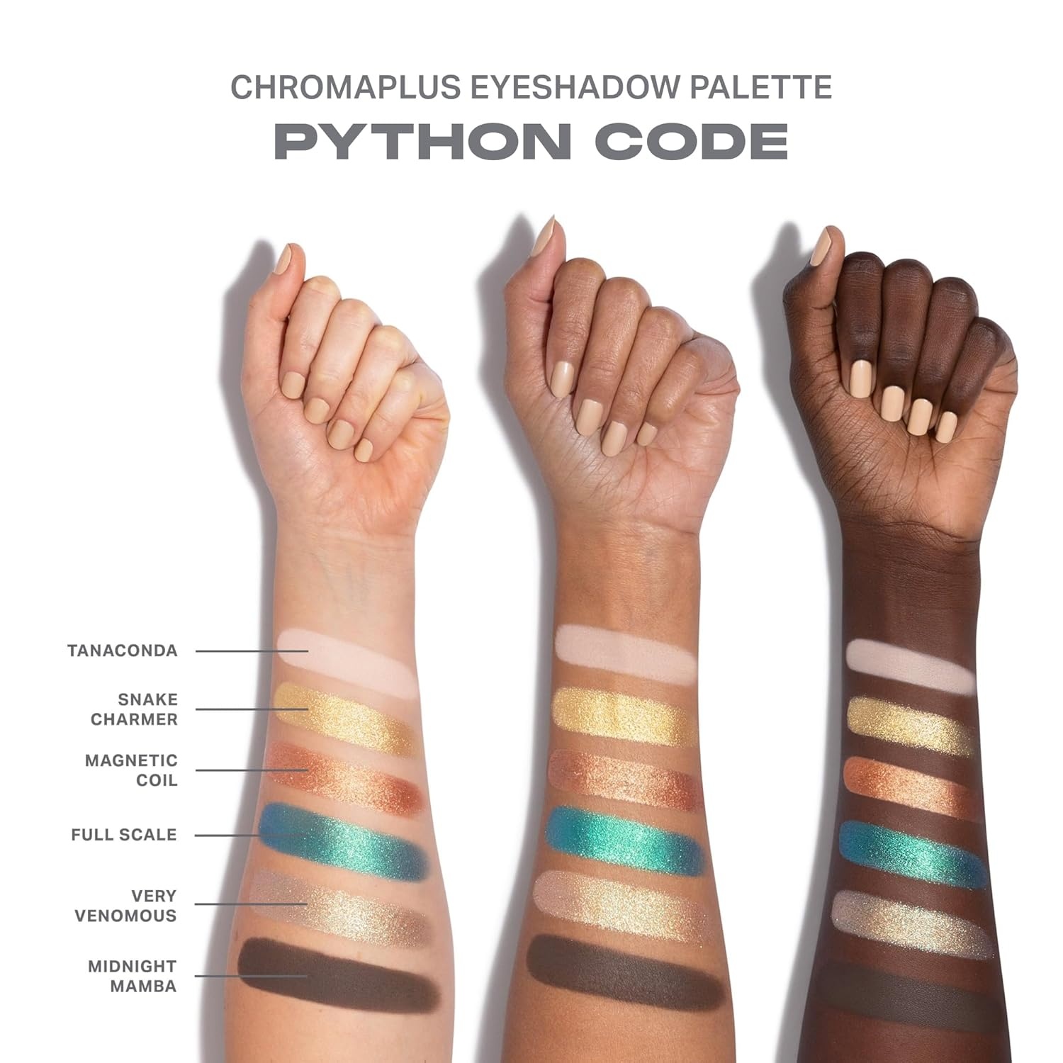 imageMorphe ChromaPlus 6Pan Eyeshadow Palette High Pigment Eye Makeup with Shimmer Matte amp Metallic Eye Shadow Neutral Eyeshadow Makeup Collection for AllDay Wear Python Code 026 oz