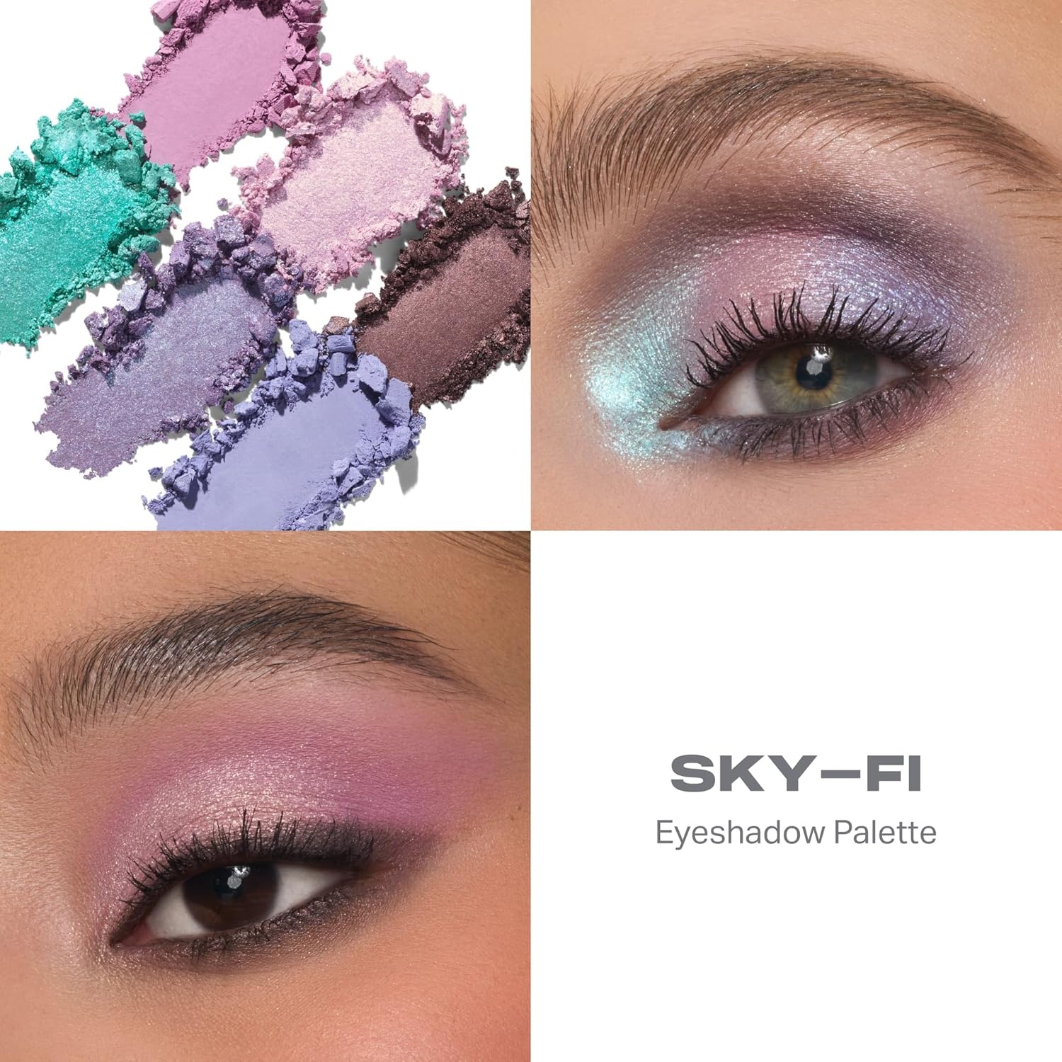 imageMorphe ChromaPlus 6Pan Eyeshadow Palette High Pigment Eye Makeup with Shimmer Matte amp Metallic Eye Shadow Neutral Eyeshadow Makeup Collection for AllDay Wear SkyFi 026 oz