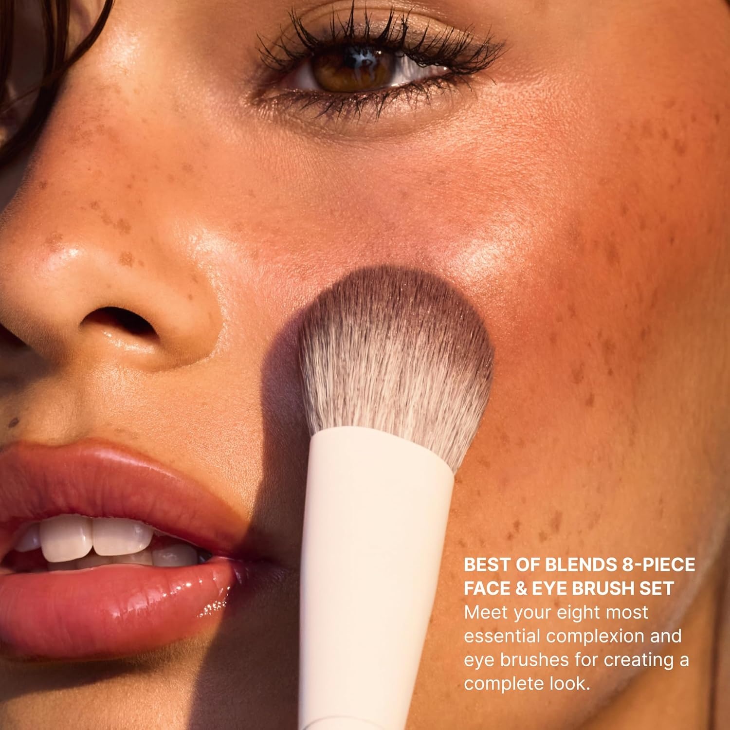 image:imageMorphe Best of Blends 8 Piece Makeup Brush Set Face and Eye Makeup Brushes for Foundation Concealer Powder Blush Eyeshadow amp Brows Professional Brush Kit 8 ct